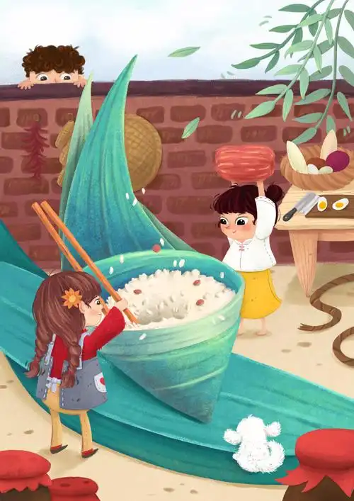 包粽子 - gelsey - 原创作品 - 视觉中国(shijueme)