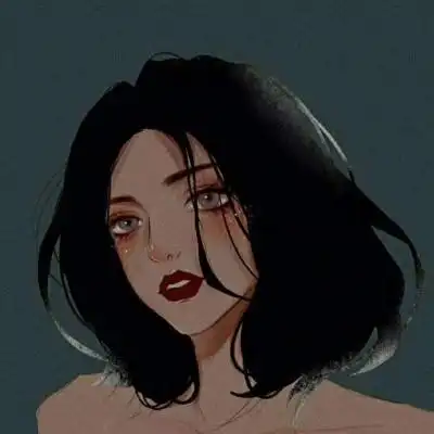 女头动漫高冷侧脸头像帅气撩人二次元女头像