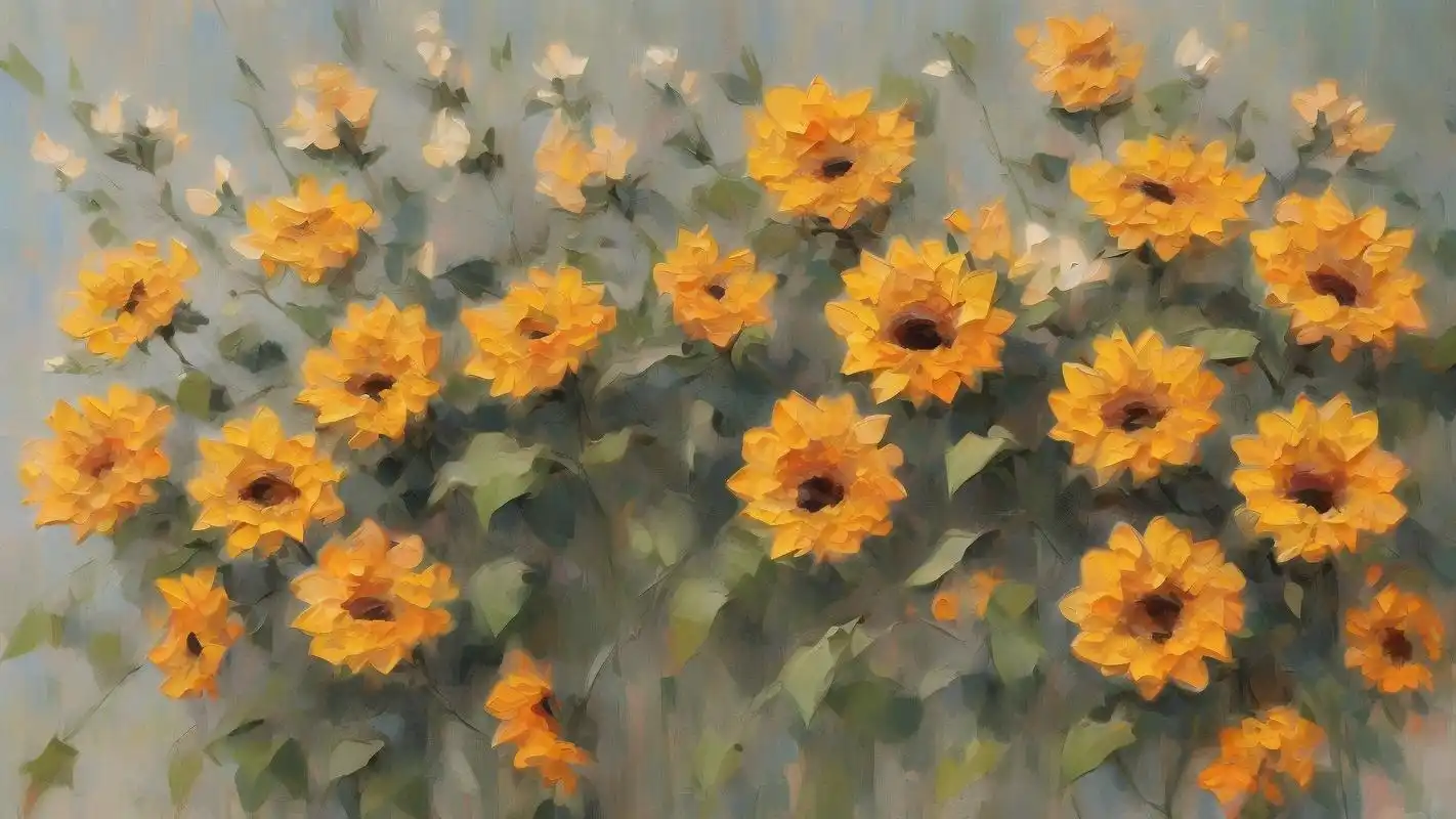 向日葵象征着希望与阳光,就像我们迎接高考的心情一样!