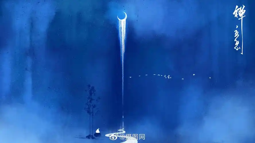 早安~是时候换一拨电脑壁纸啦!蓝色系极简风壁纸