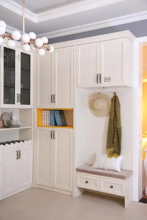 玄关鞋柜怎样设计最完美合生雅居全屋定制告诉你答案