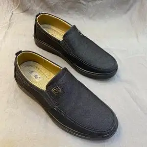 春秋新款男士丫丫缘京翔麟福祥老北京布鞋平底休闲防滑爸爸中老年