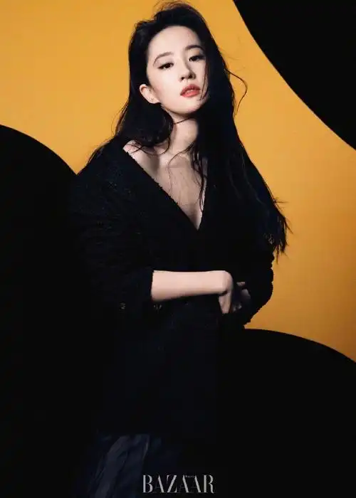 双面刘亦菲芭莎封面大片##刘亦菲时尚芭莎4月刊封面