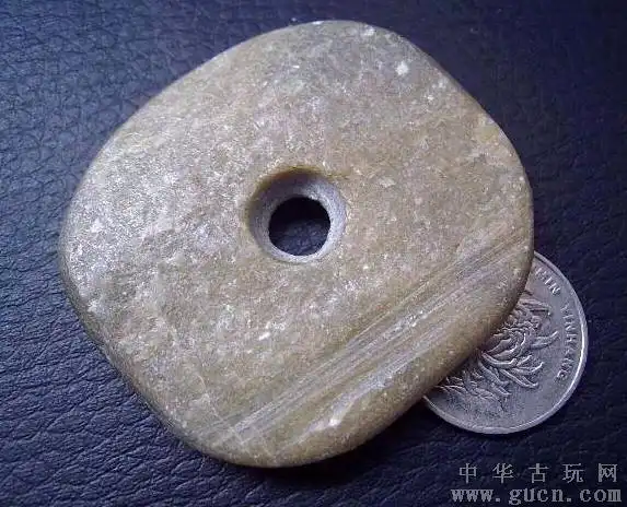 [包老 包真]夏家店下层文化 地方玉素壁 不老包退