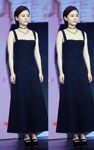 王子文造型师得扣工资挺好的身材穿成五五分穿多高的鞋都没用