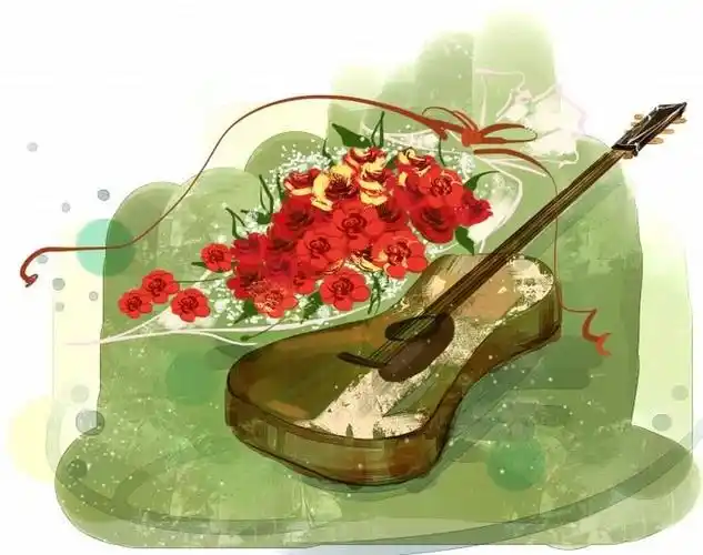 手绘森系小清新水彩插画高清桌面壁纸