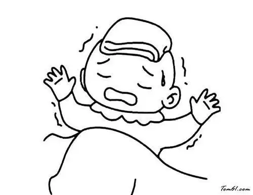 生病发烧的孩子生病发烧的孩子简笔画图片发烧简笔画妈妈着急小朋友