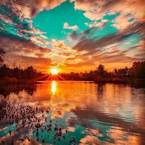 象征美好的阳光明媚好运头像图片