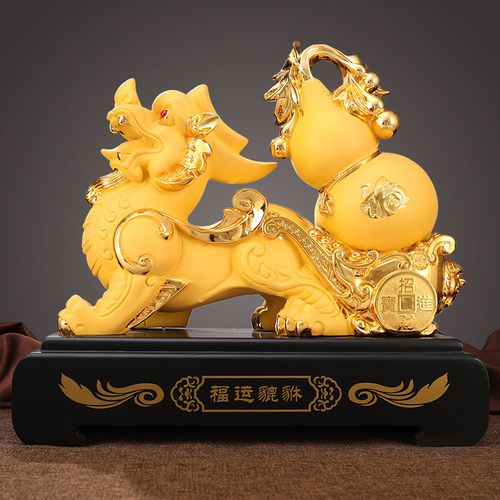 招财貔貅摆件一对葫芦聚财皮丘家居客厅酒柜电视柜装饰品家用摆设