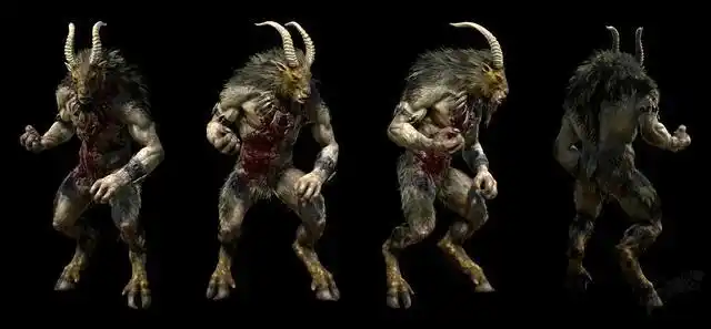 《暗黑破坏神2》中最强野兽人怪物——羊头人