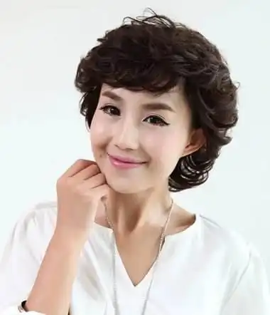 中年妇女圆脸适合什么长发发型