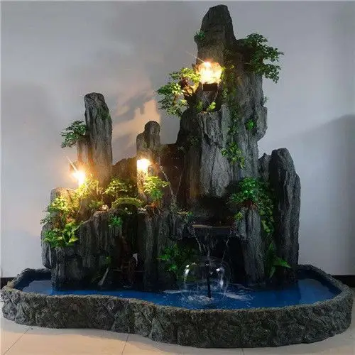 柳州假山——制作鱼池假山流水瀑布