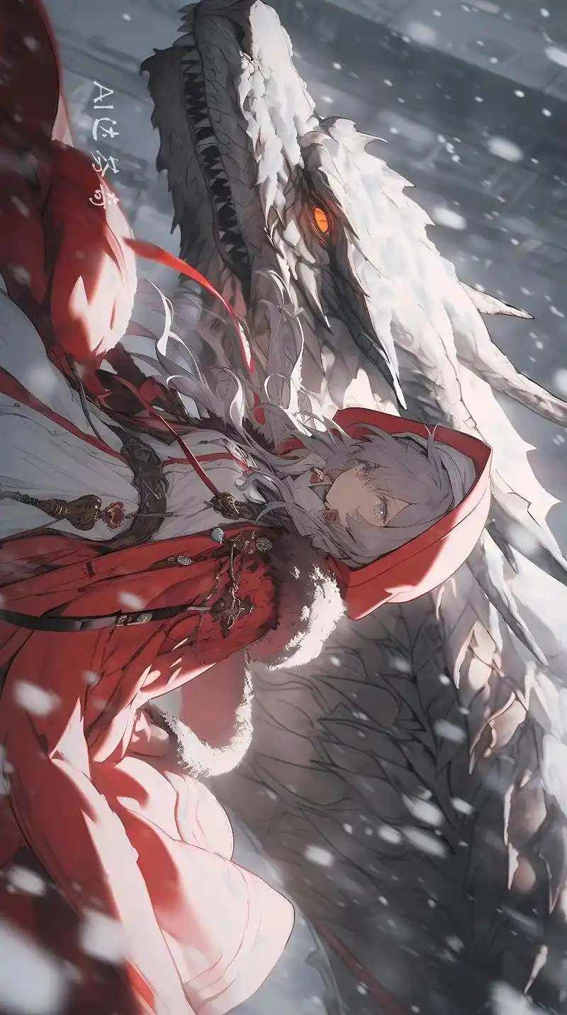 龙系列#二次元 #手机墙纸 #插画 #电脑壁纸 #4k超清壁 - 抖音