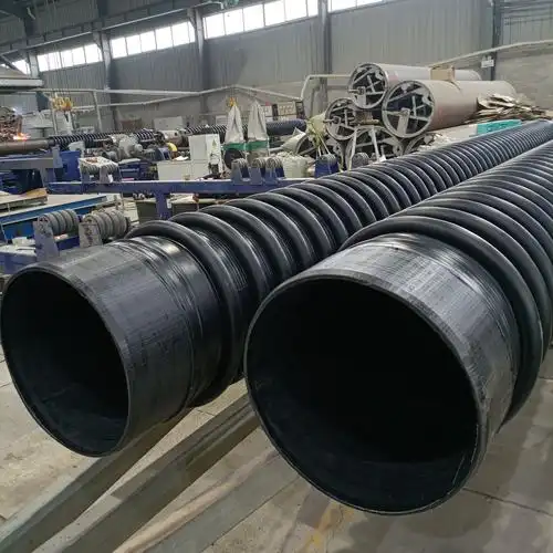 8千牛克拉管价格 高密度聚乙烯b型缠绕结构壁管 hdpe缠绕结构壁b型管