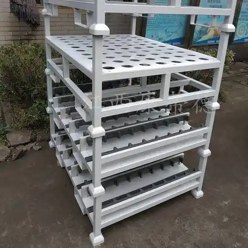 康蒂德汽车零部件存储运输通用型多功能货架可折叠可堆垛