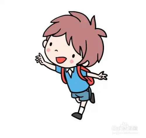 小朋友头像彩色简笔画