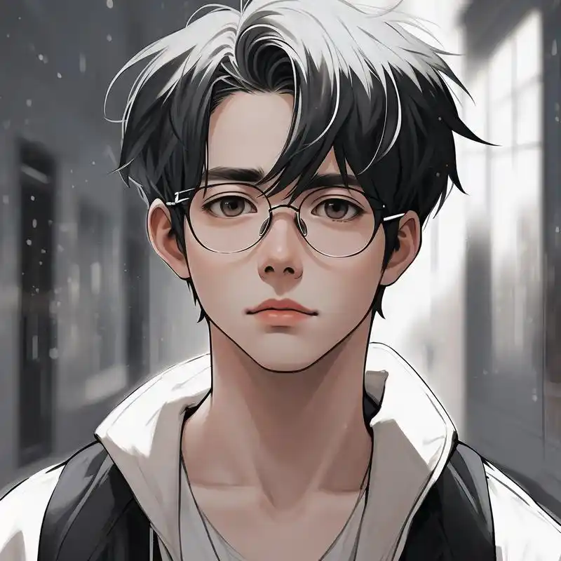 97男生戴眼镜头像精选97 一组超帅的男生戴眼镜头像来啦!