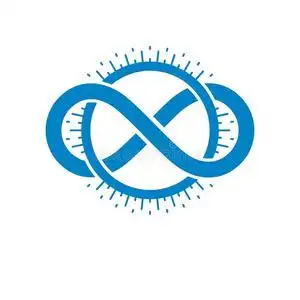 引用循环标志概念无限循环概念标志,矢量特殊标志.照片