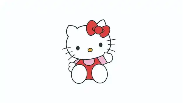 hellokitty简笔画