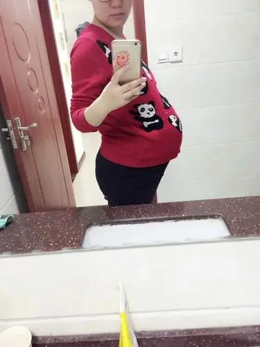 38周肚子,已入盆