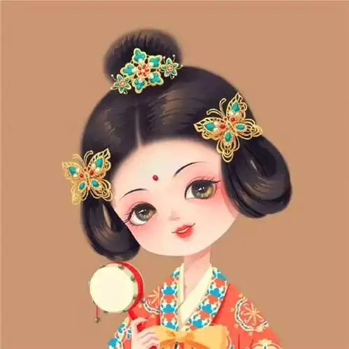 古风图片女动漫可爱q版头像15张_女生动漫头像_头像屋