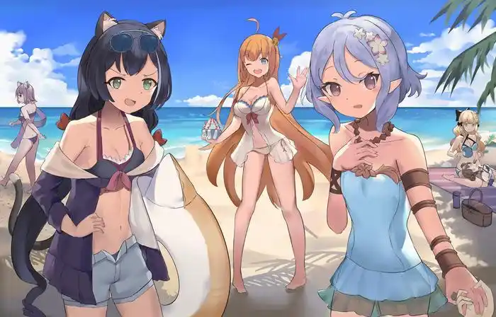 错误的连接公主游泳衣