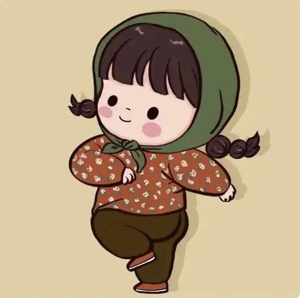 流行的花棉袄来啦#闺蜜头像 #花棉袄安排上了 #可爱头像呆萌 - 抖音