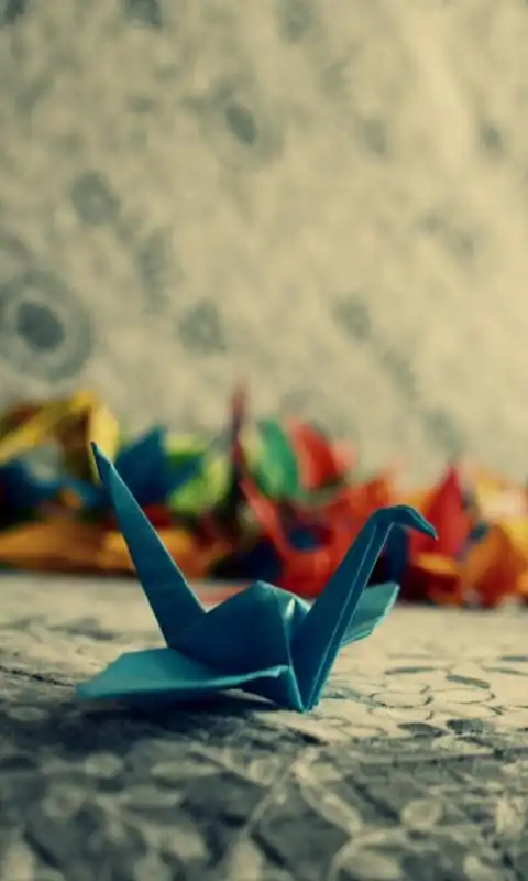 千千纸鹤手机壁纸