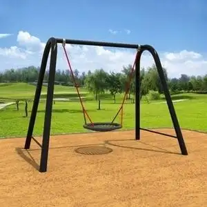 钢管儿童荡秋千户外幼儿园大型秋千架吊椅室外成人庭院小区铁艺