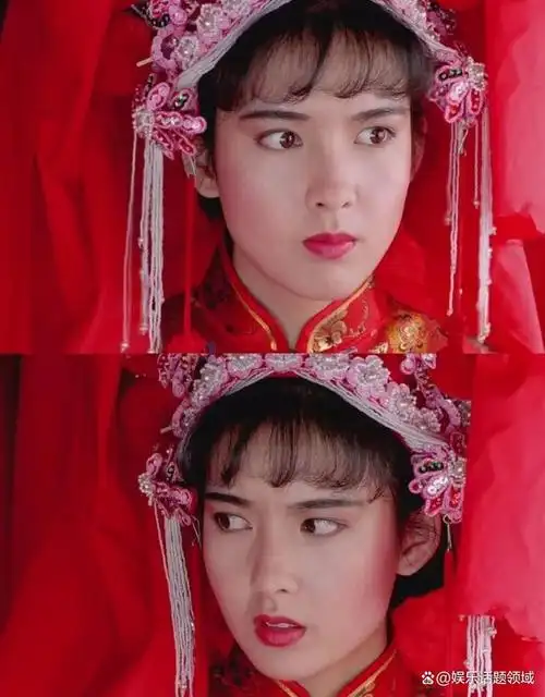 翻看周慧敏之前的古装剧照《妖魔道》,真心觉得她长得很玉女,很温柔