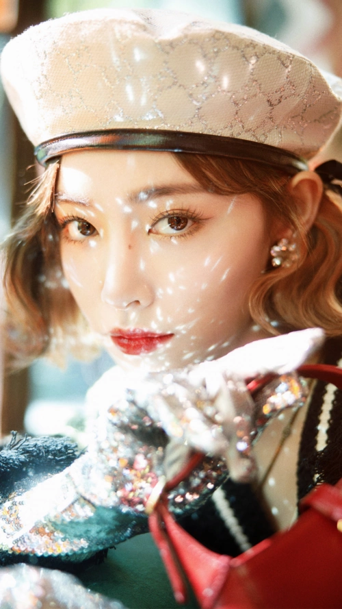 许佳琪高贵气质亮片写真,高清图片,手机锁屏桌面-壁纸族