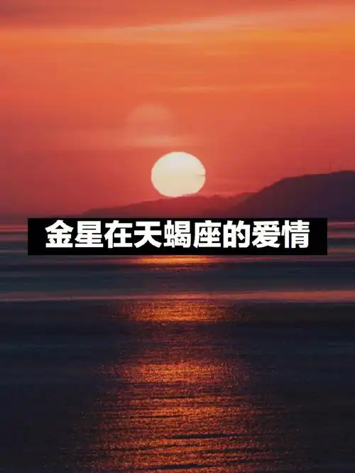 金星在天蝎座的爱情