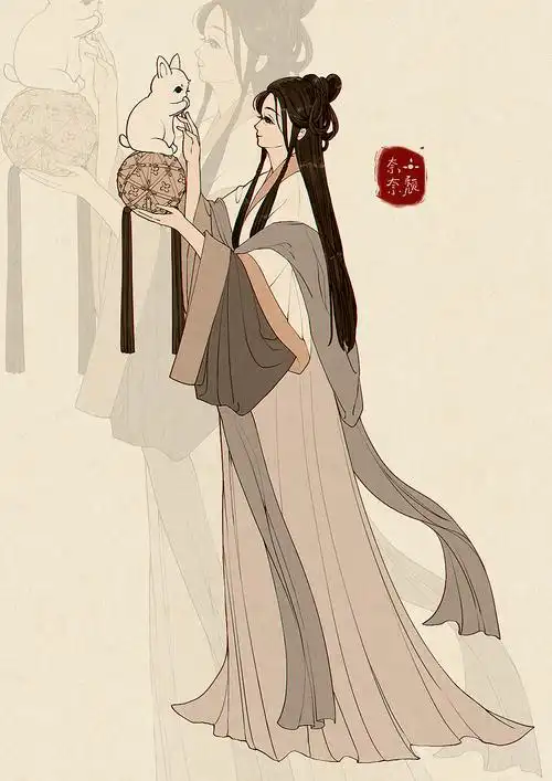 国风少女插画合集