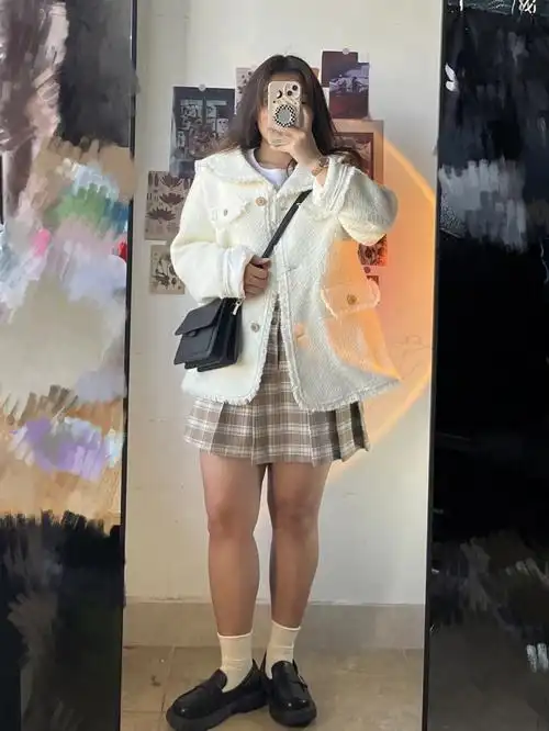 一米五118斤小个子微胖穿搭