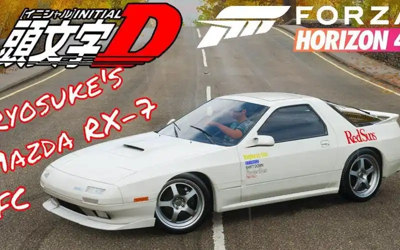 [头文字d]地平线4 project d高桥凉介fc试跑秋名山