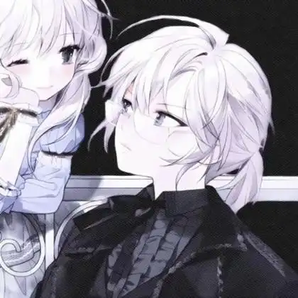 温柔干净的动漫情头 高清温柔到骨子里的情侣头像动漫图片_情侣动漫