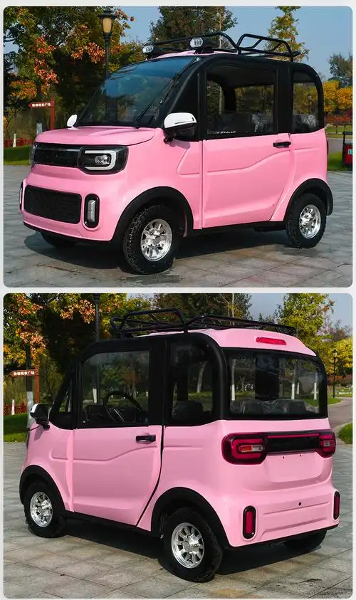 新能源电动汽车成人手把式电动四轮车代步车家用小型女性老年人接送