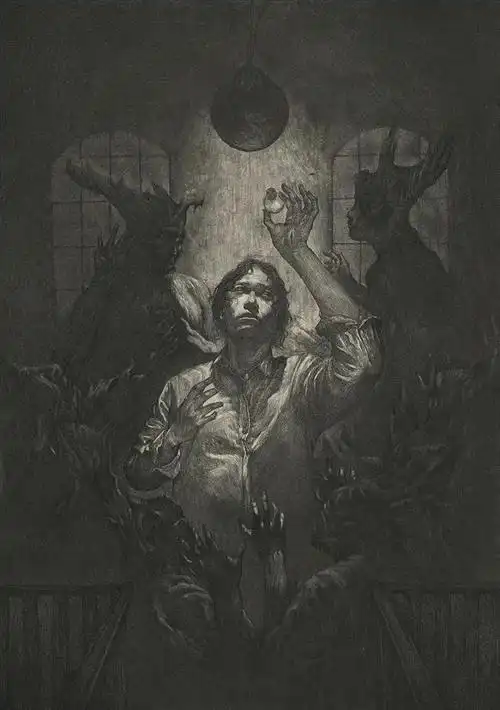 惊悚,奇幻的素描,像一场大片!