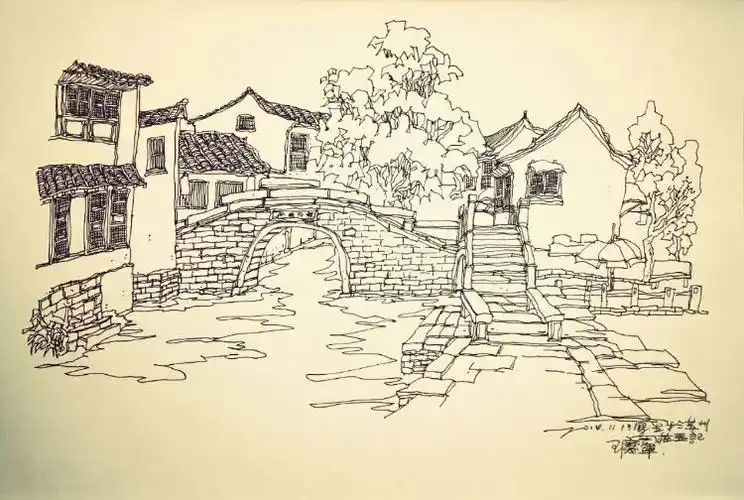 王庆军写生作品选辑【二】(苏州,扬州篇) - 美篇