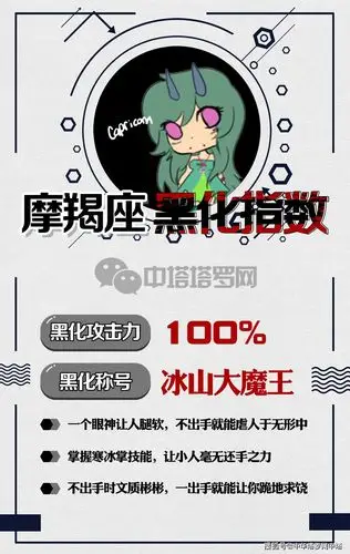 星座十二星座的黑化人格你怕不怕