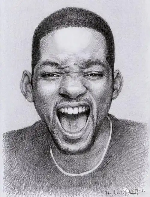 24张漂亮逼真的名人肖像铅笔画欣赏