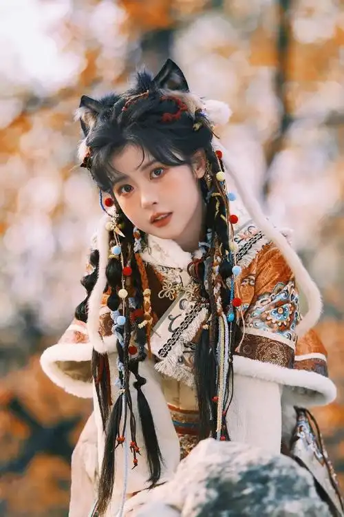 西域小公主 又奶又狼的 赖美云这套古装写真我要看一万遍 好英气的小