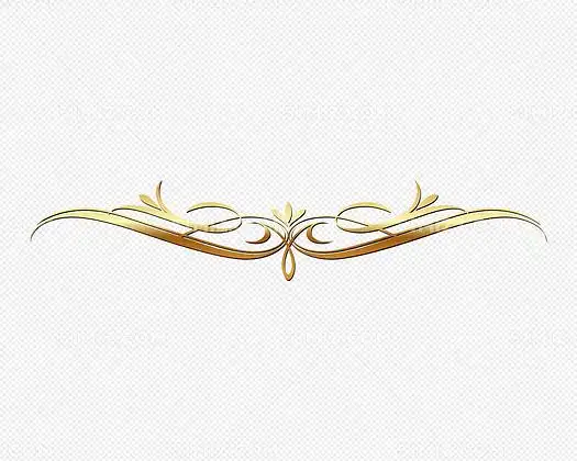 金色欧式花纹边纹矢量素材