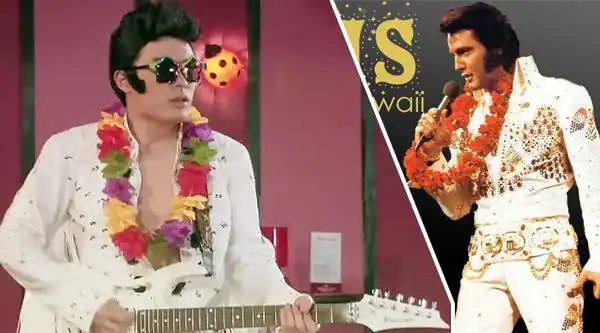 《爱情公寓》中曾小贤cos猫王