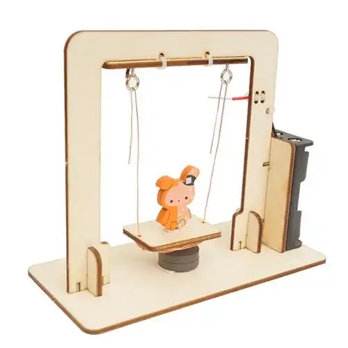 电动秋千科技制作女孩小学生科学实验幼儿园手工diy科学实验