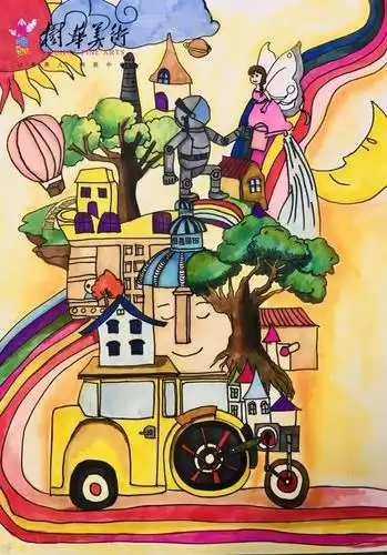 学生姓名:郑恩蕙(11岁),该作品荣获 第24届中小学生书画比赛 一等奖