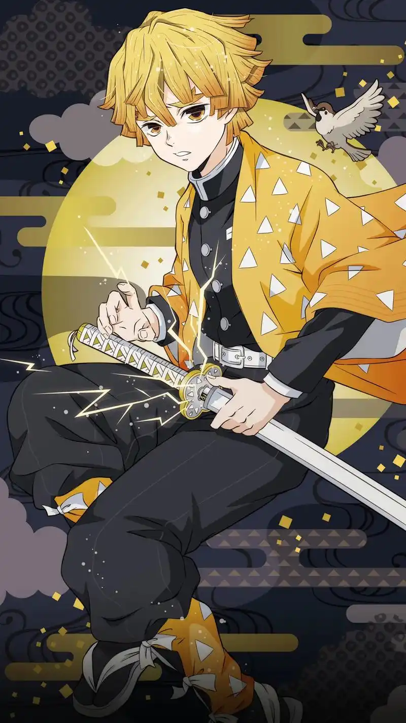 鬼灭之刃的搞笑担当,我妻善逸#动漫壁纸 #鬼灭之刃 - 抖音