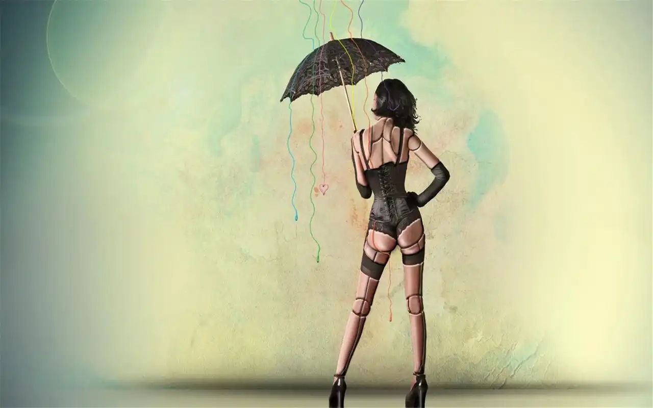 欧美潮流插画艺术高清壁纸