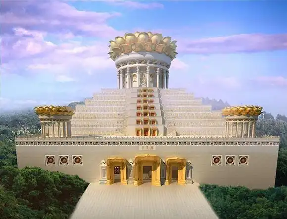 兜率天宫 著名艺术家徐戎虔诚书写供养三宝 祈愿国泰民安