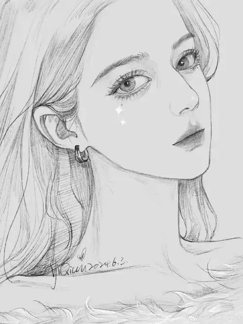 绘画##迪丽热巴0603生日快乐##迪丽热巴##画画